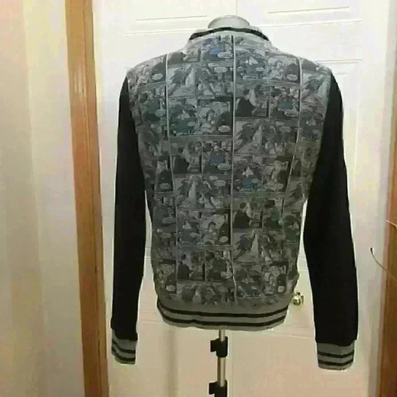 Superman DC Comics Full Zip Sweater Jacket Forever 21  Japan Size S/M - Picture 10 of 10